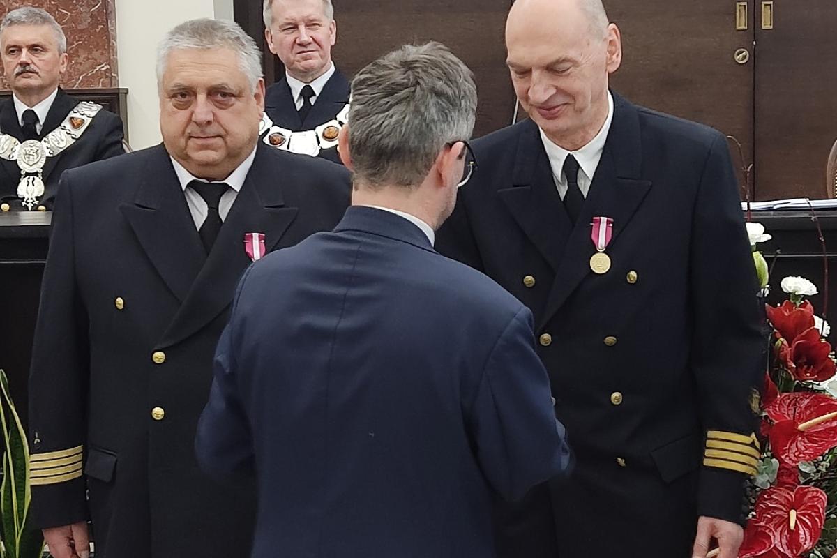 Medal Złoty za długoletnią służbę - dr inż. Andrzej Łuksza