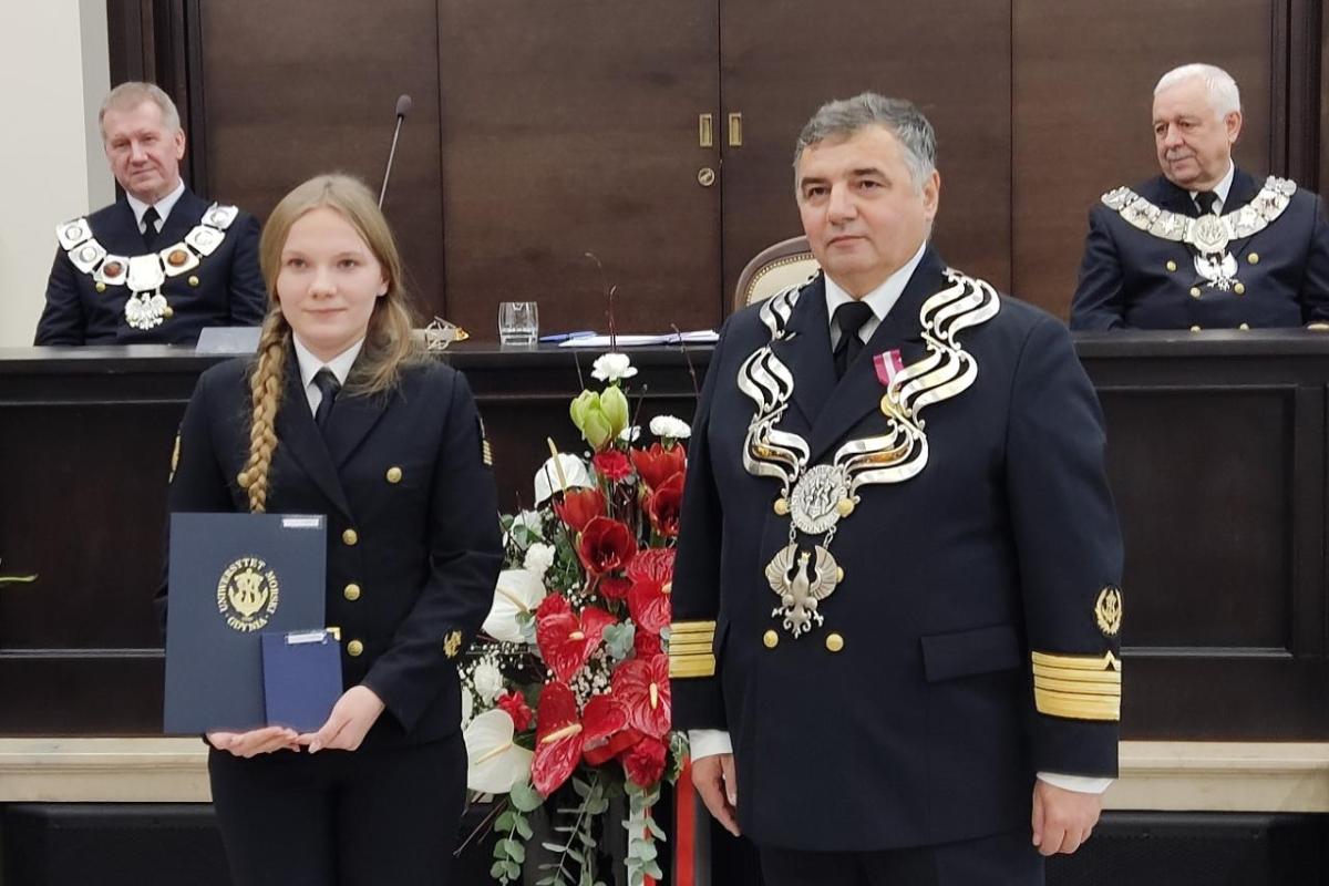 Medal Absolwenta - mgr inż. Natalia Popowniak