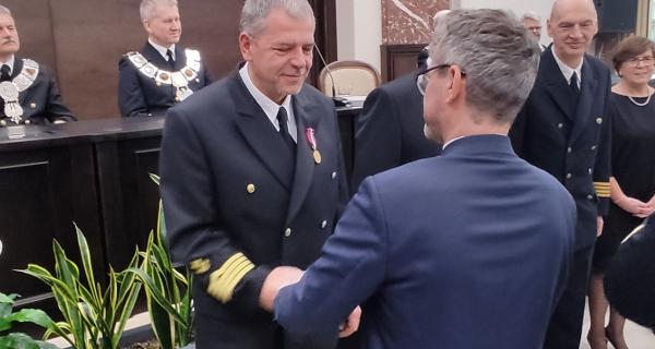 Medal Złoty za długoletnią służbę - dr inż. Piotr Kaczorek